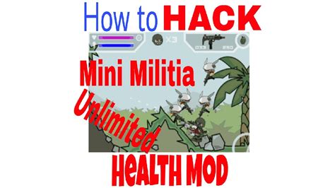 mini militia unlimited health